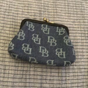 Dooney & Bourke small denim coin purse!